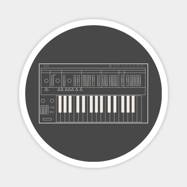 Roland SH-101 b Magnet by s0nicscrewdriver